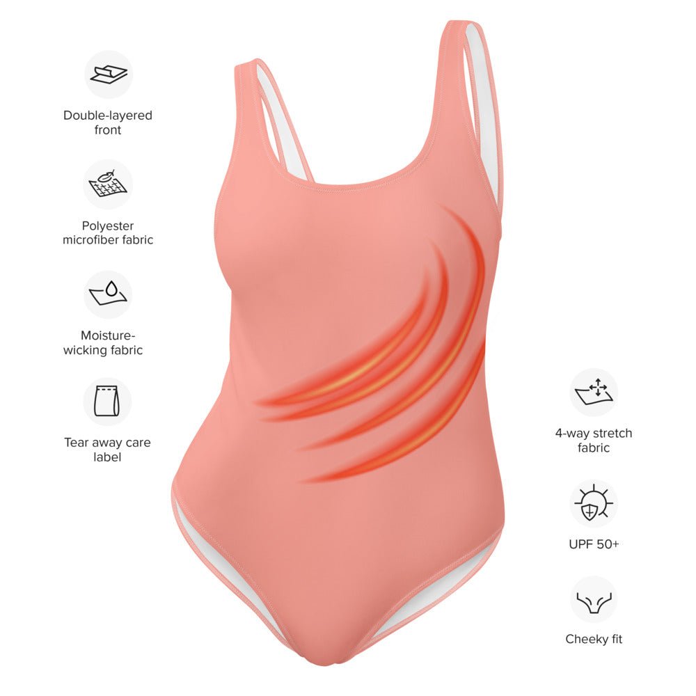 Strawberry One - Piece Swimwear - Cute Summer Swimwear, Retro Bathing Suit for Women, Beach & Pool Ready - Elora Moda