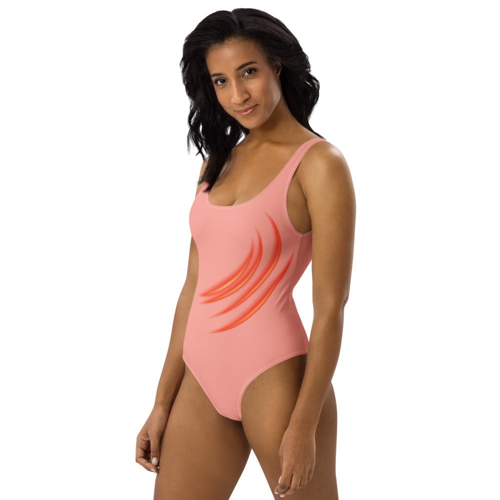 Strawberry One - Piece Swimwear - Cute Summer Swimwear, Retro Bathing Suit for Women, Beach & Pool Ready - Elora Moda