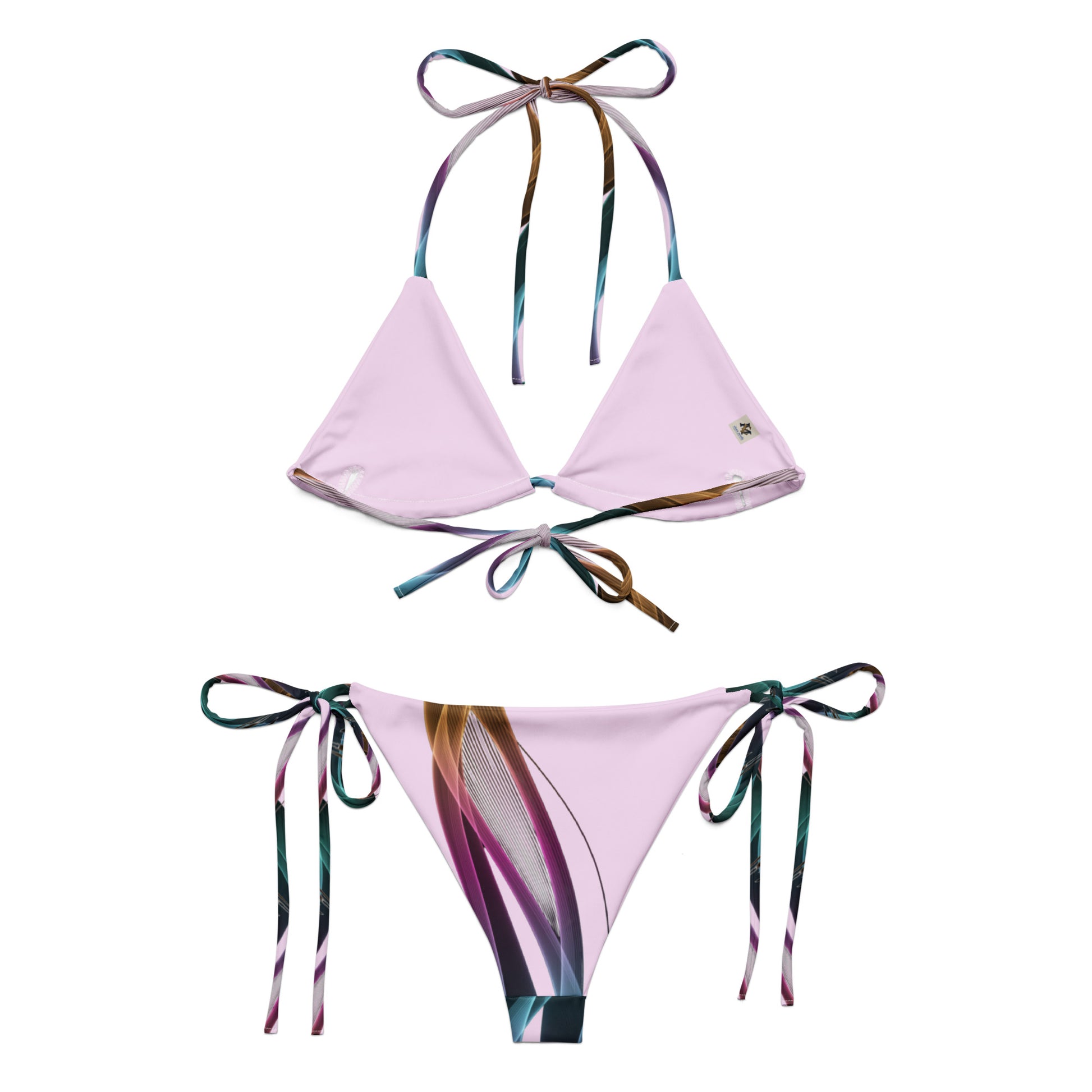 String Bikini - The Maui | Trendy Beach Wear, Adjustable Ties, Sexy Summer Swimwear, Perfect for Vacations & Poolside - Elora Moda