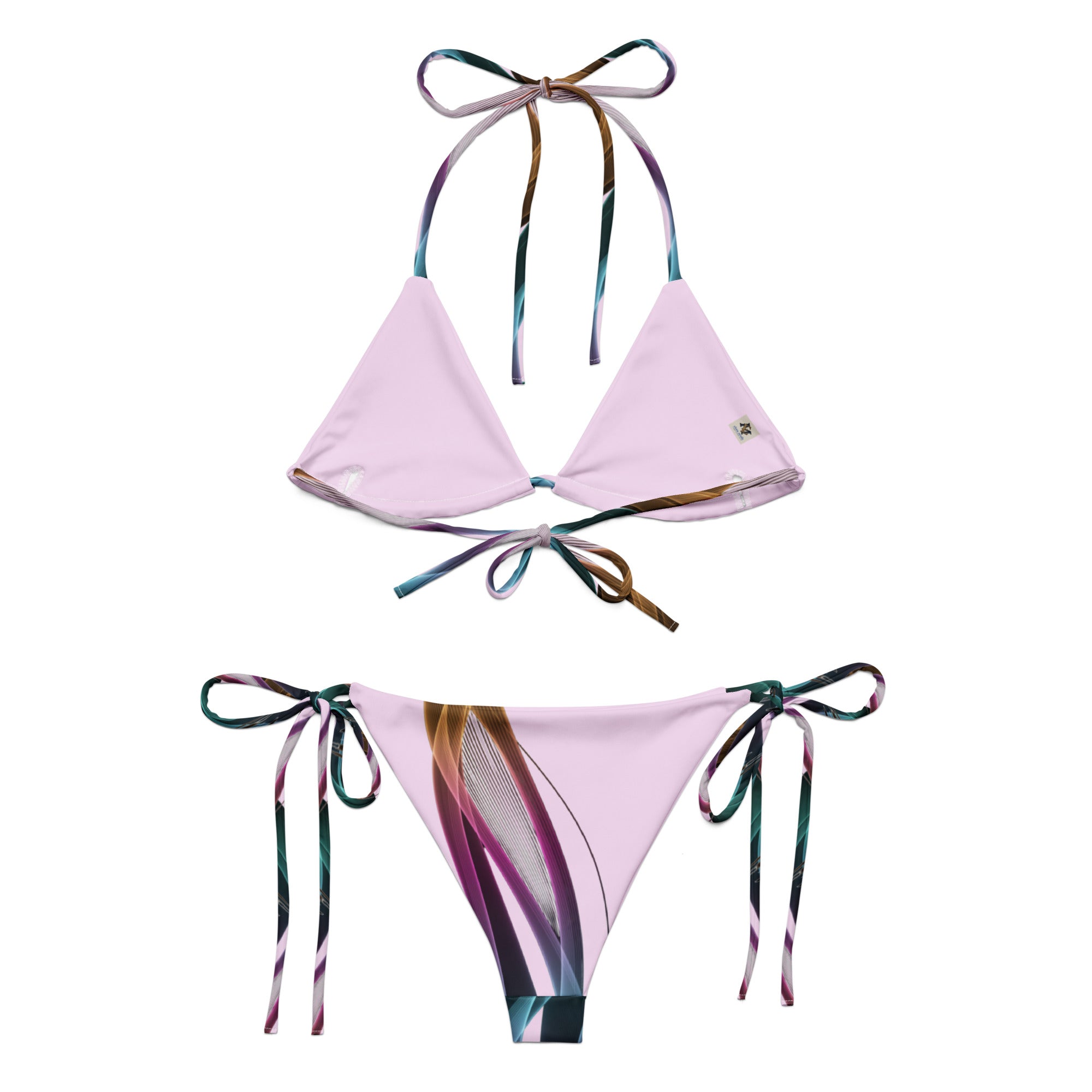 String Bikini - The Maui | Trendy Beach Wear, Adjustable Ties, Sexy Summer Swimwear, Perfect for Vacations & Poolside - Elora Moda