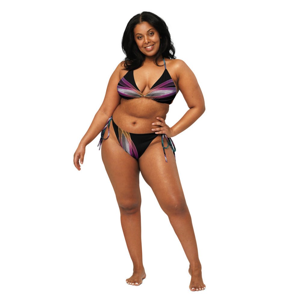 Swimwear for Women, Sapphire String Bikini | Sexy Beachwear, Adjustable Tie Sides, Hot Summer Fashion, Comfortable Fit & Bold Style - Elora Moda