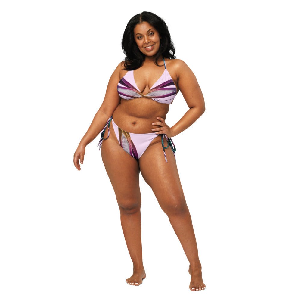 String Bikini - The Maui | Trendy Beach Wear, Adjustable Ties, Sexy Summer Swimwear, Perfect for Vacations & Poolside - Elora Moda