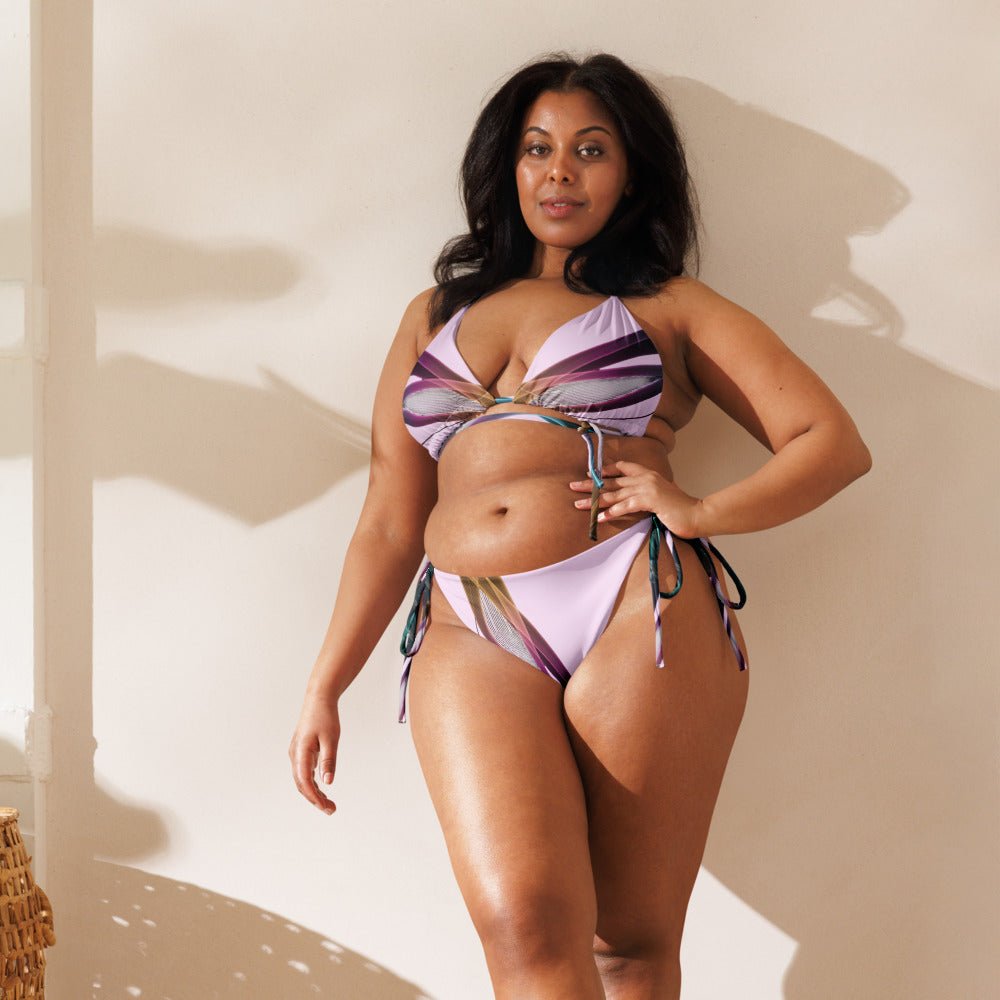 String Bikini - The Maui | Trendy Beach Wear, Adjustable Ties, Sexy Summer Swimwear, Perfect for Vacations & Poolside - Elora Moda