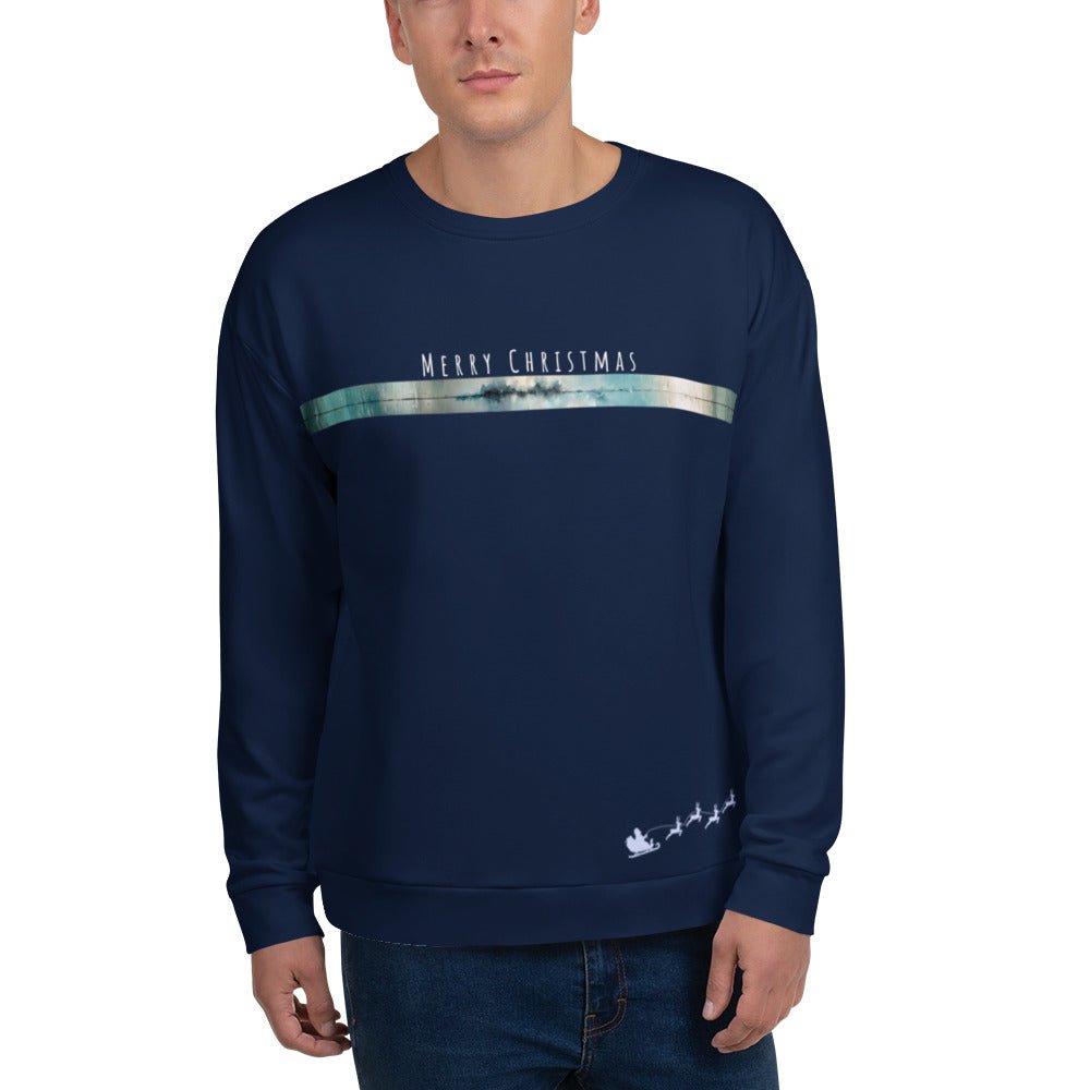 Christmas shirt long sleeve | Navy - Elora Moda