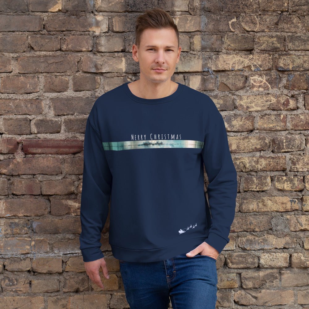 Christmas shirt long sleeve | Navy - Elora Moda