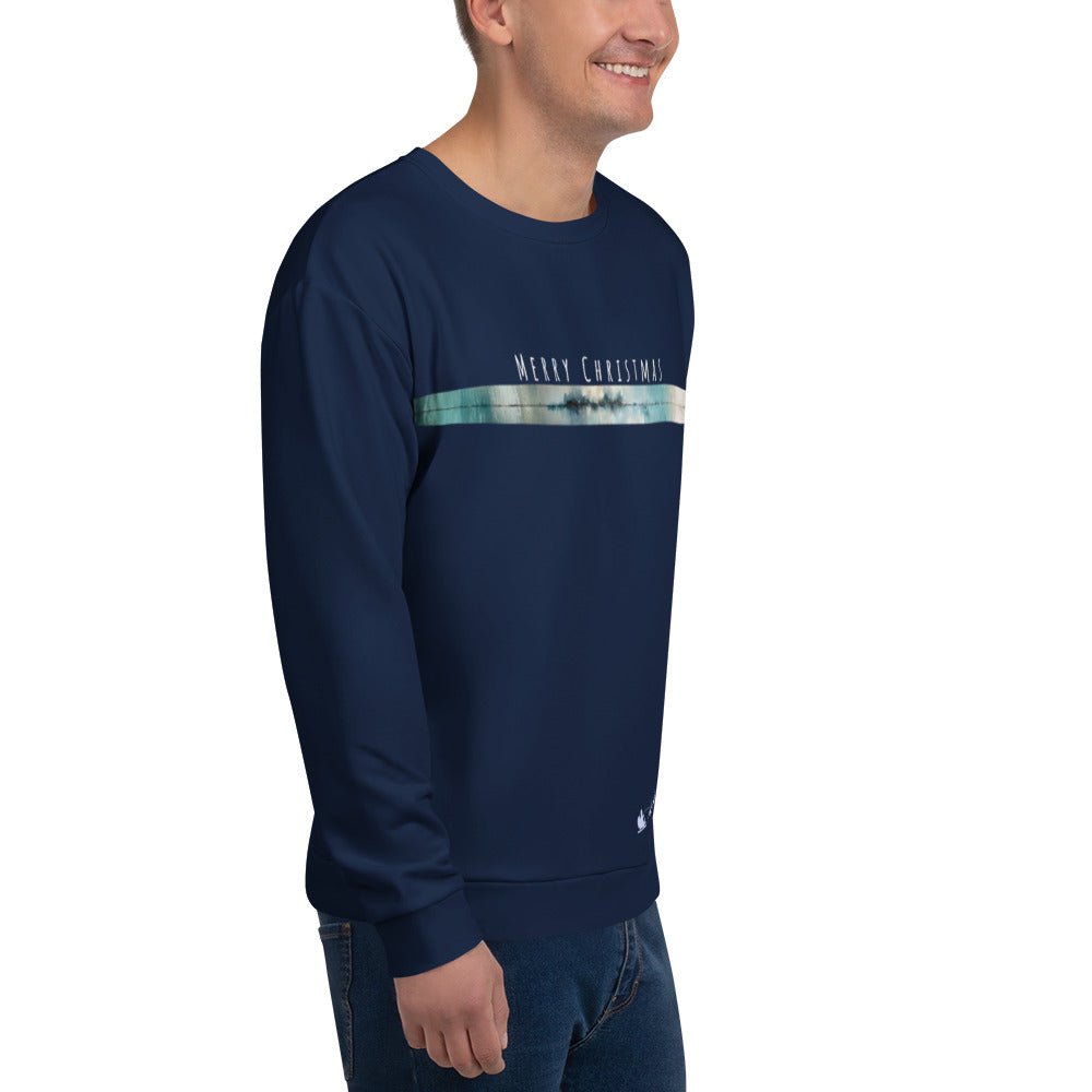 Christmas shirt long sleeve | Navy - Elora Moda
