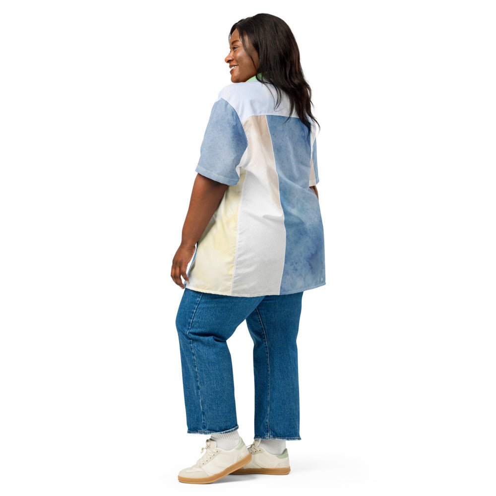 Women Spring & Summer Button Shirt Short Sleeve - Elora Moda