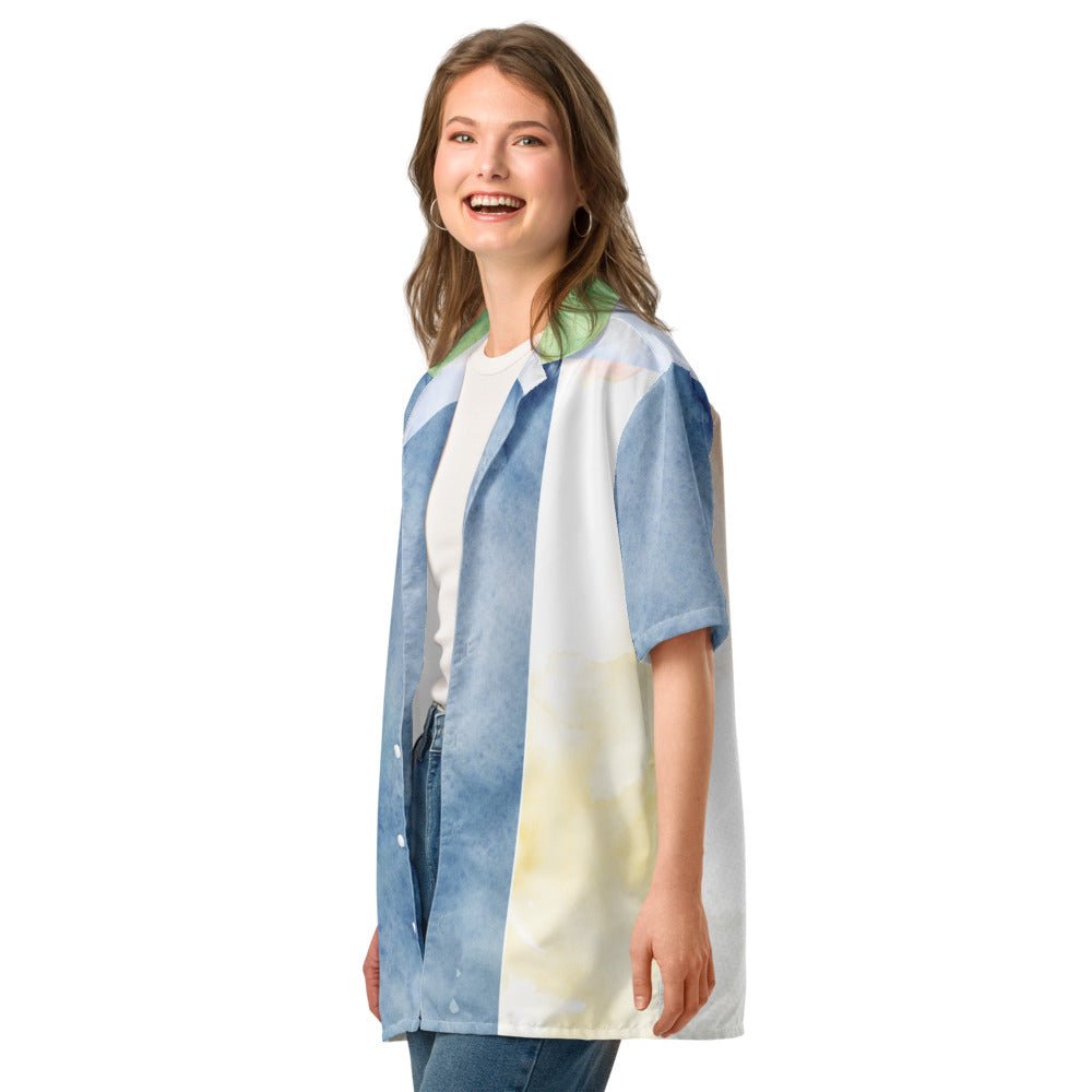 Women Spring & Summer Button Shirt Short Sleeve - Elora Moda