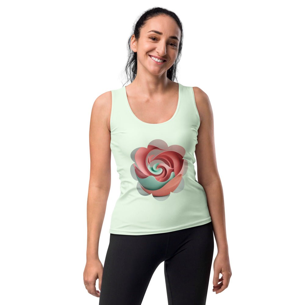 Yoga Top Women’s Sublimation Tank Top Sleeveless Lightweight Breathable Custom Printed Activewear Summer Shirt - Elora Moda