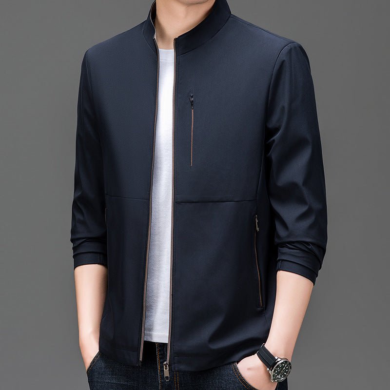 Men's Solid Color Jacket High - grade Trendy Casual - Elora Moda