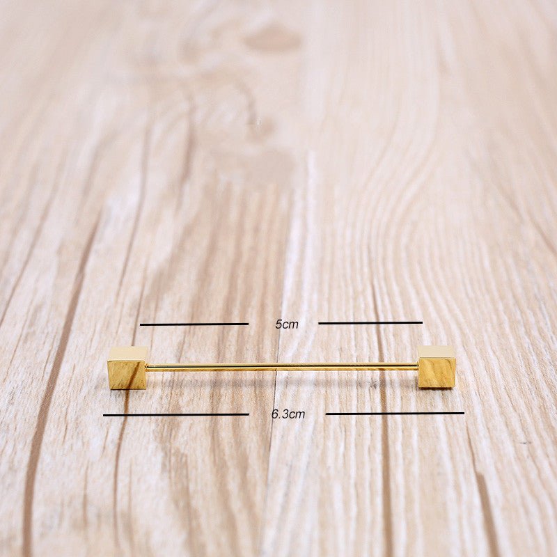 Man business horse wedding Guoming groom graduation interview tie pin stick buckle - Elora Moda