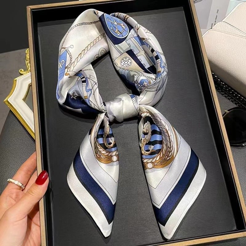 Women's High - end Thin Square Scarf - Elora Moda
