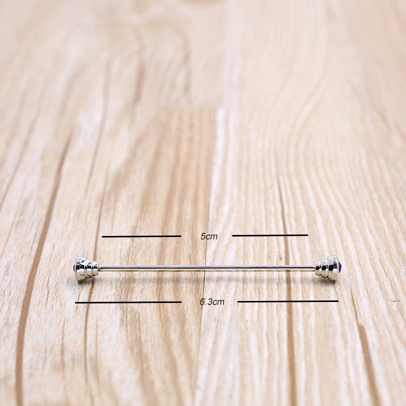 Man business horse wedding Guoming groom graduation interview tie pin stick buckle - Elora Moda
