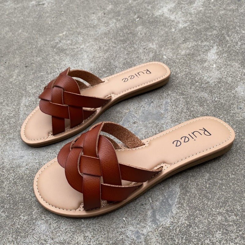 High - grade Flat Slippers For Women Summer - Elora Moda