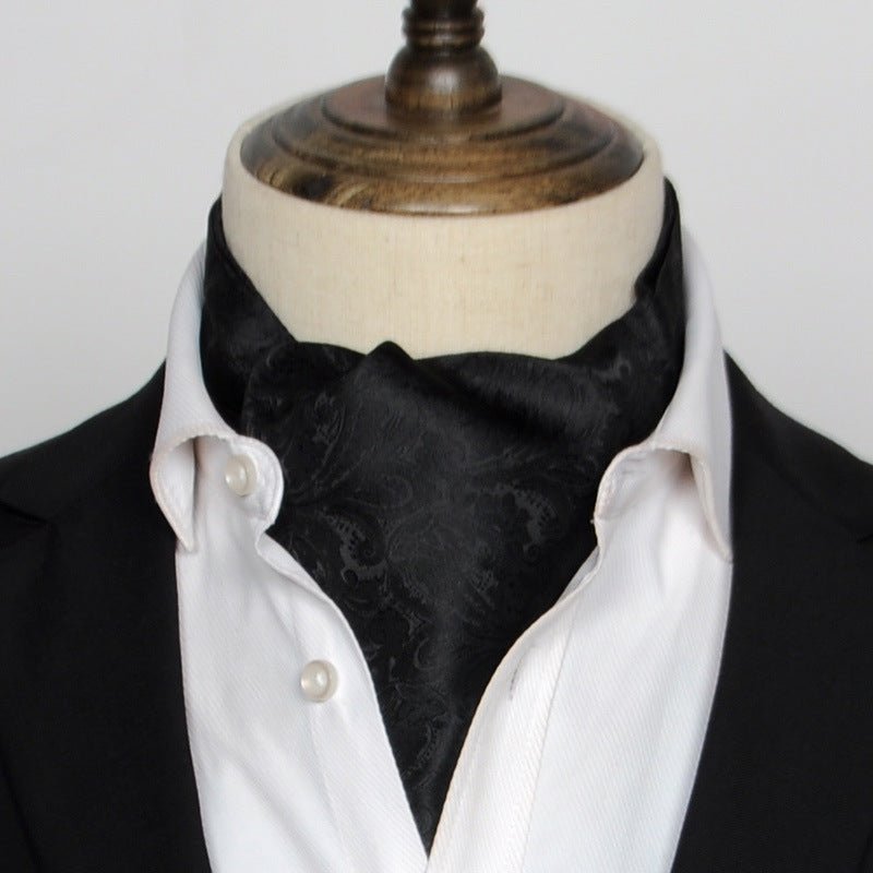 British Vintage Suit Silk Scarf Shirt - Elora Moda