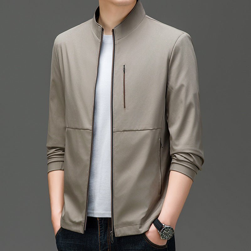 Men's Solid Color Jacket High - grade Trendy Casual - Elora Moda