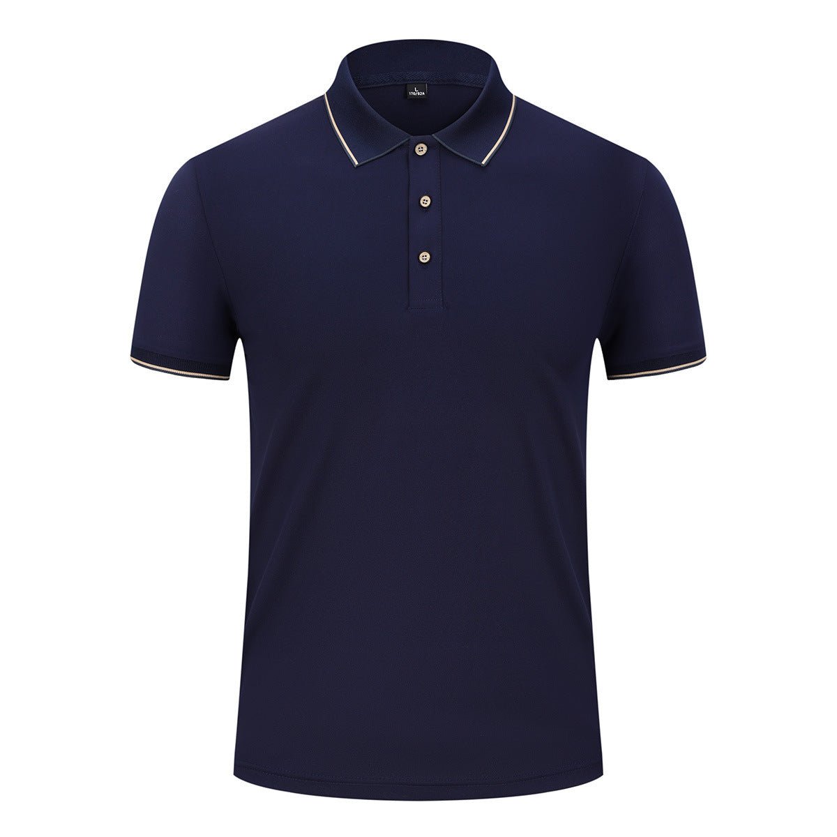 Men Ice Silk Lapel Polo Shirt - Elora Moda