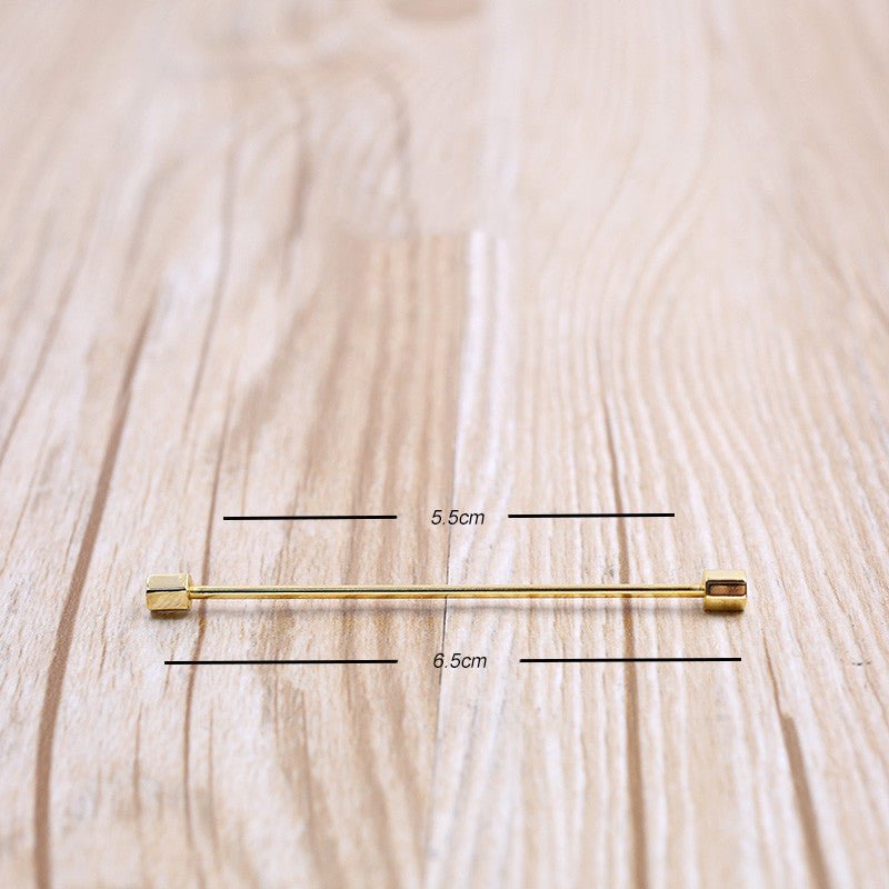 Man business horse wedding Guoming groom graduation interview tie pin stick buckle - Elora Moda