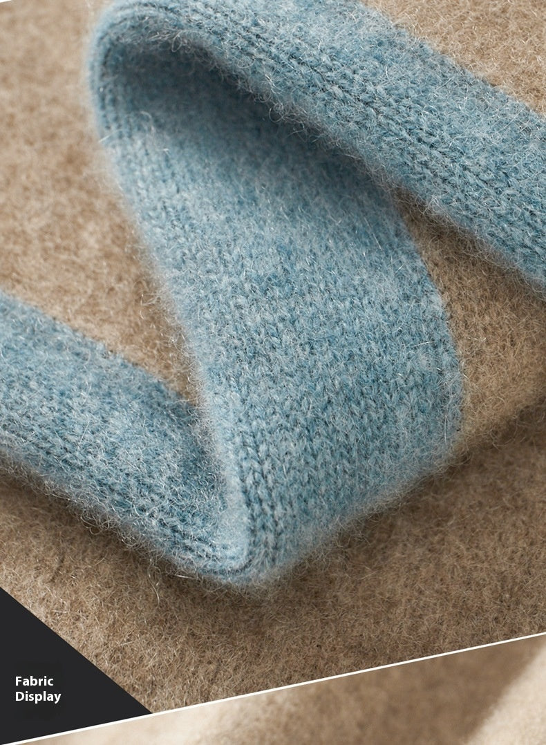 Men's Cardigan Half Turtleneck
