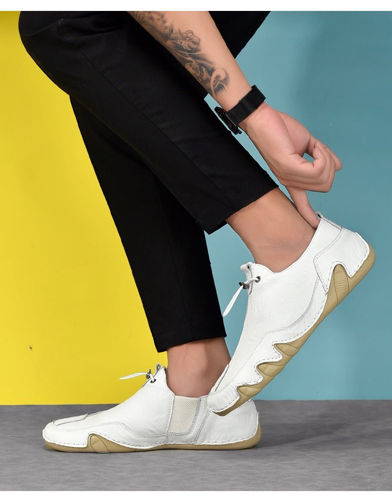 Men's Plus Size Sports Genuine Leather Leather Shoes - Elora Moda