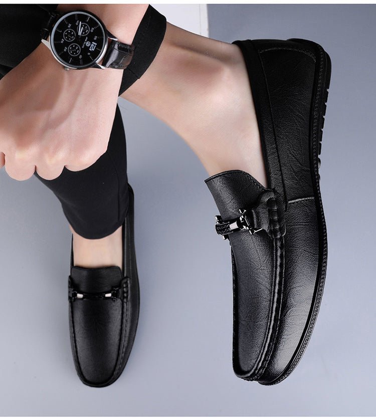 Men's Breathable British Loafers - Elora Moda