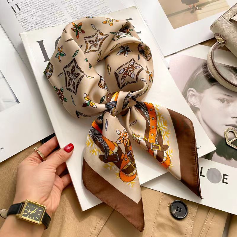 Women's High - end Thin Square Scarf - Elora Moda