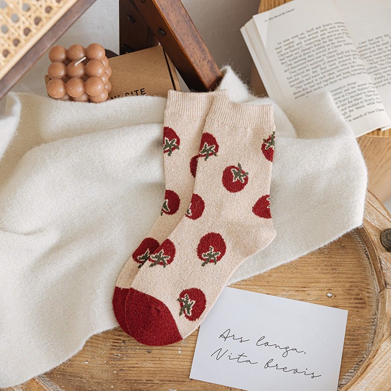 Printing Keep Warm Winter Women Socks - Elora Moda