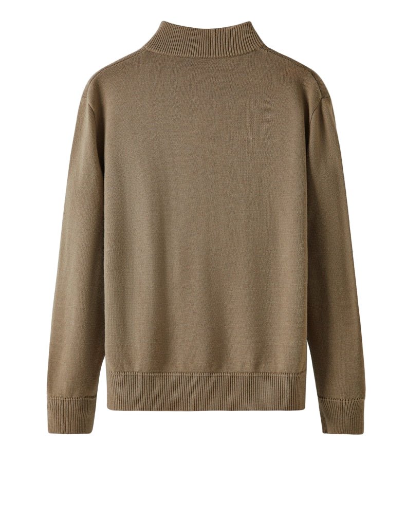 Men's Sweater Thickened Wool Base - Elora Moda