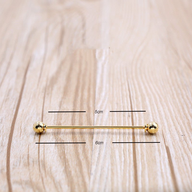 Man business horse wedding Guoming groom graduation interview tie pin stick buckle - Elora Moda