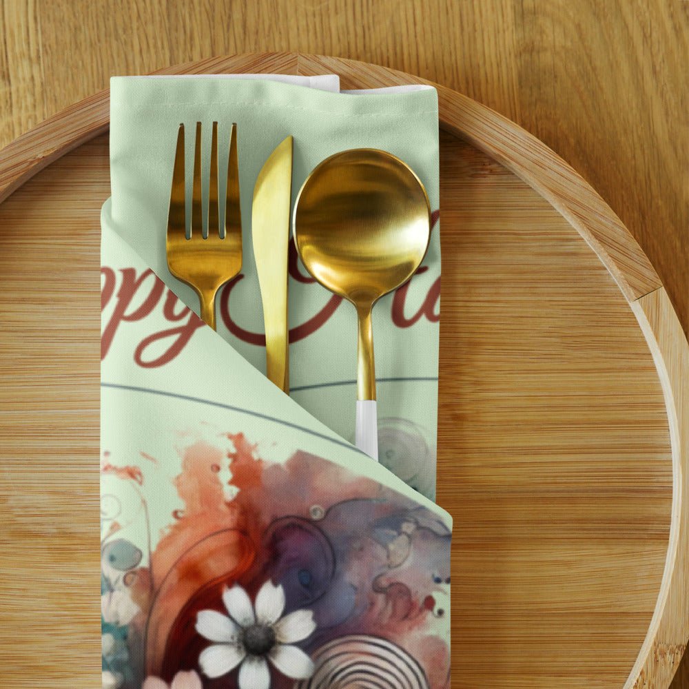 Easter Napkin Set - Cloth Napkin Set for Festive Tables, Perfect Easter Gifts & Home Decor, Spring Celebration Decor - Elora Moda