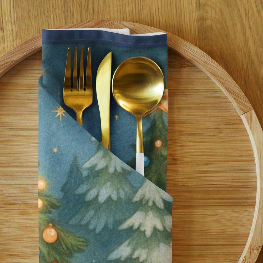 Cloth napkin set | Magical Forest Cartoon - Elora Moda