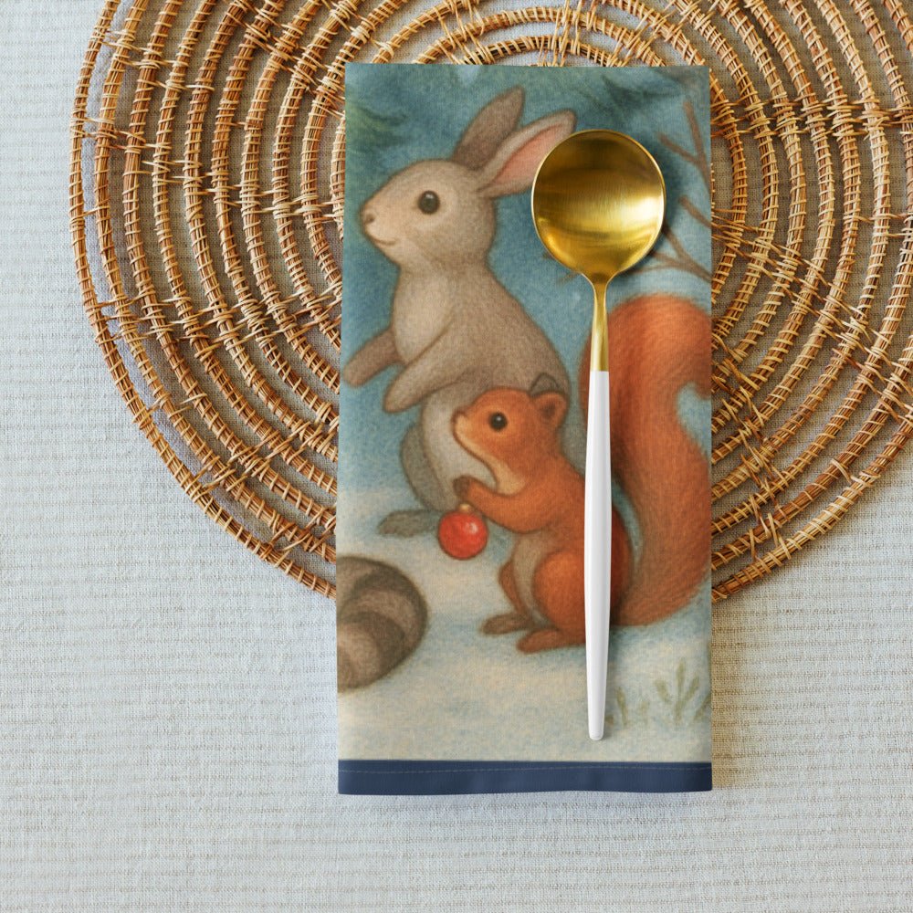 Cloth napkin set | Magical Forest Cartoon - Elora Moda