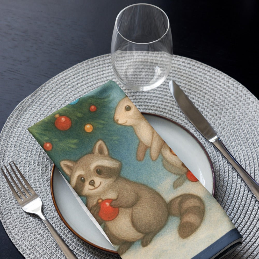 Cloth napkin set | Magical Forest Cartoon - Elora Moda