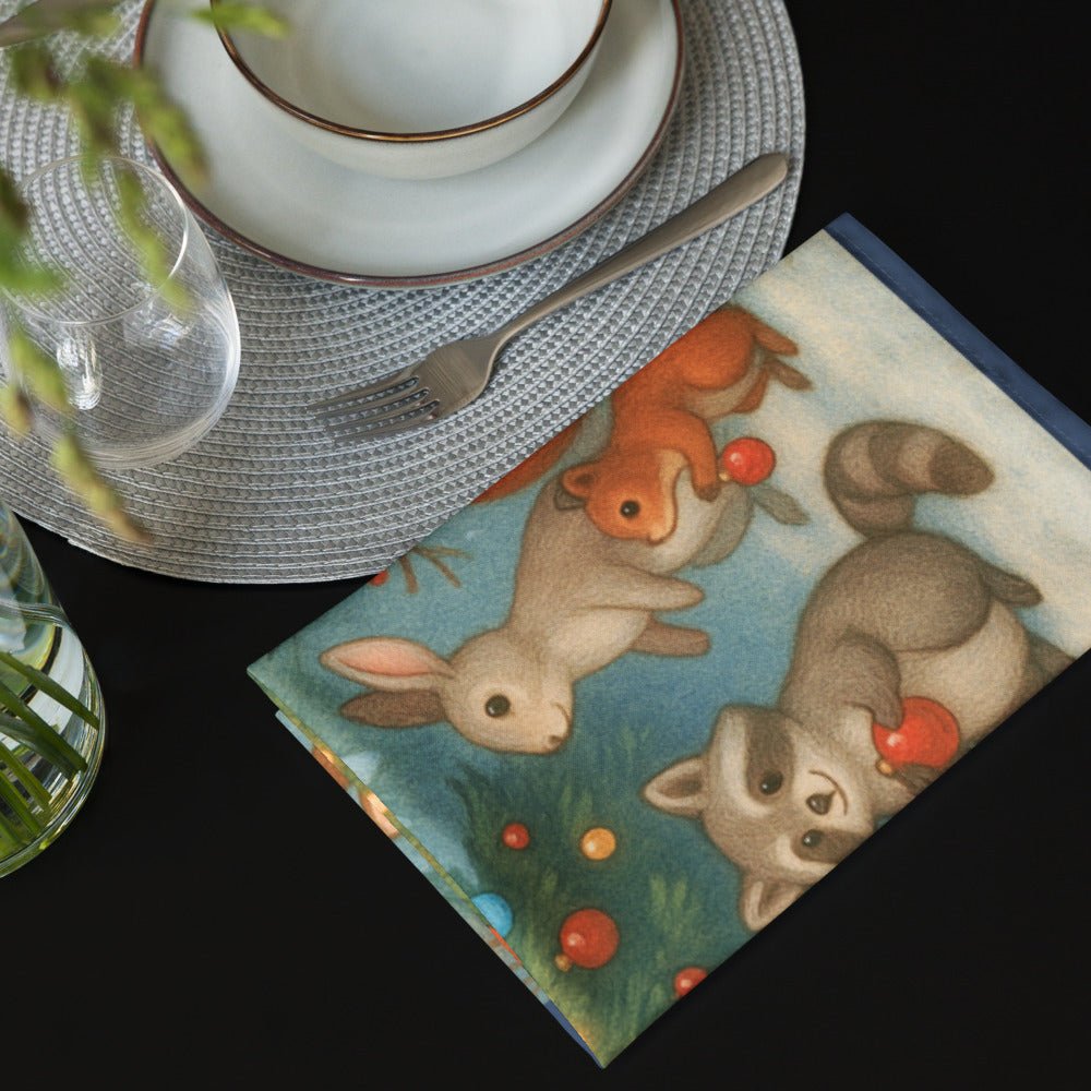 Cloth napkin set | Magical Forest Cartoon - Elora Moda