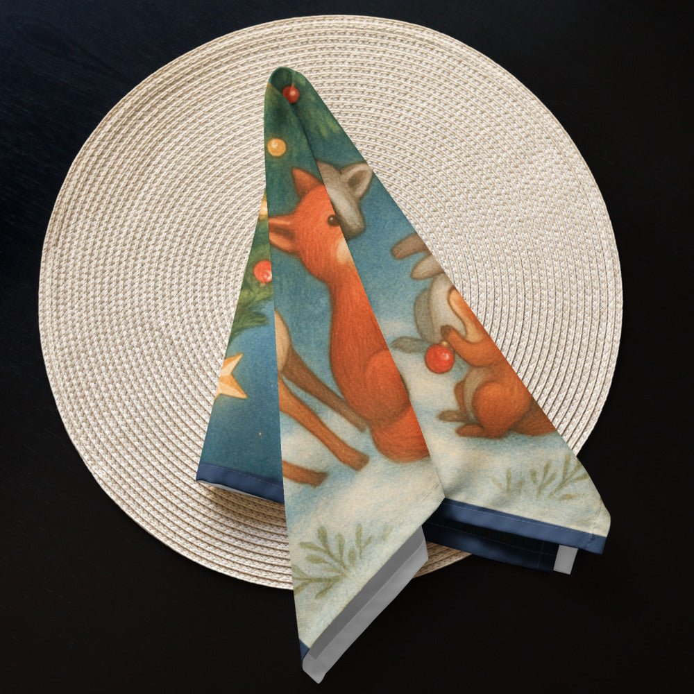 Cloth napkin set | Magical Forest Cartoon - Elora Moda
