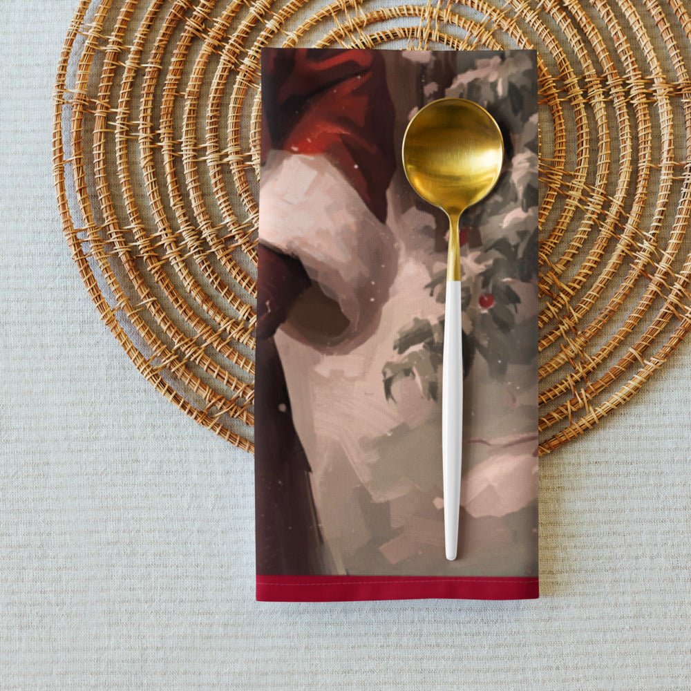 Cloth napkin set | Santa Claus - Elora Moda