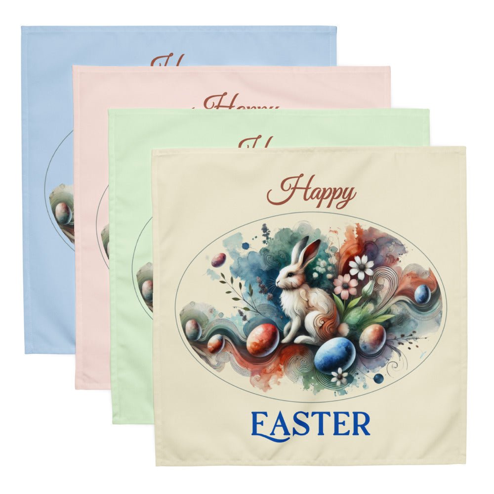 Easter Napkin Set - Cloth Napkin Set for Festive Tables, Perfect Easter Gifts & Home Decor, Spring Celebration Decor - Elora Moda