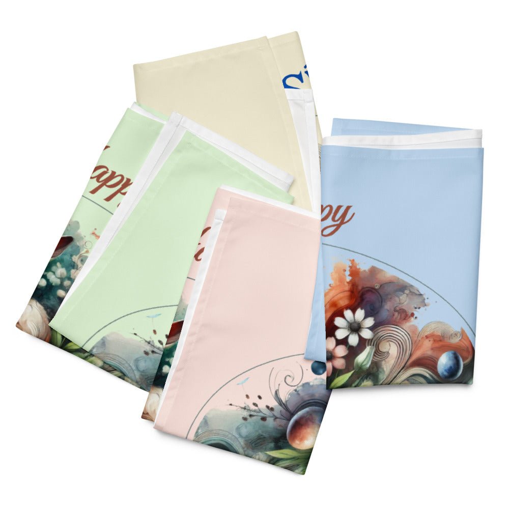 Easter Napkin Set - Cloth Napkin Set for Festive Tables, Perfect Easter Gifts & Home Decor, Spring Celebration Decor - Elora Moda