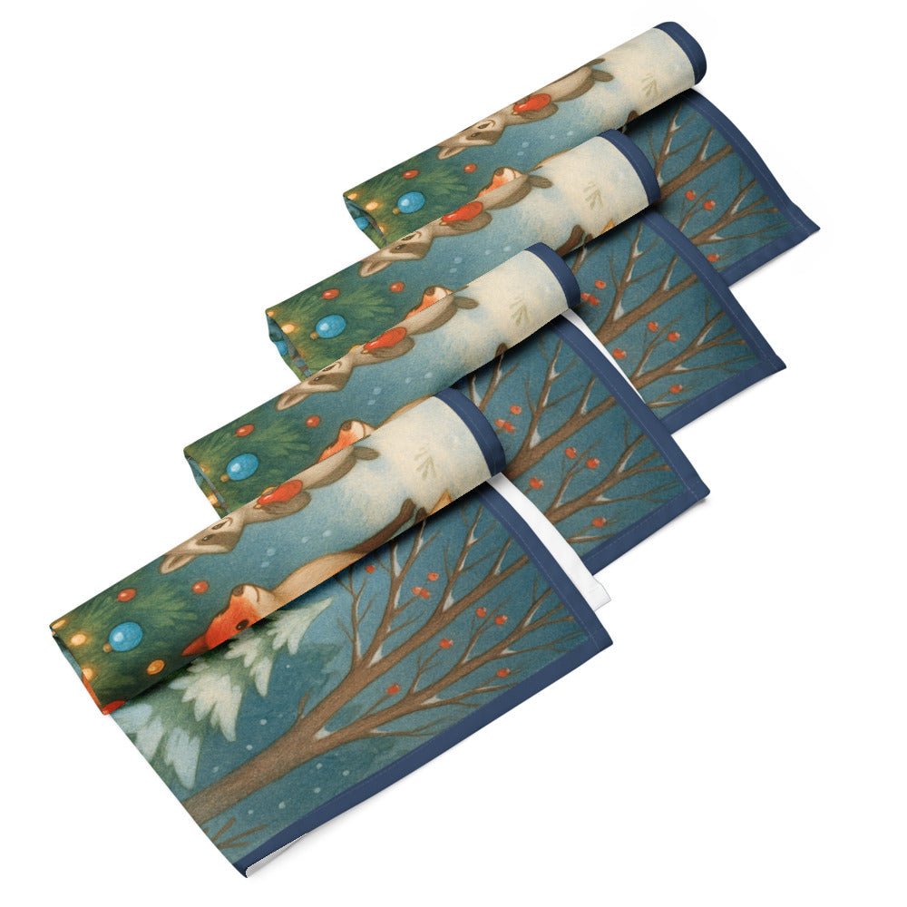 Cloth napkin set | Magical Forest Cartoon - Elora Moda