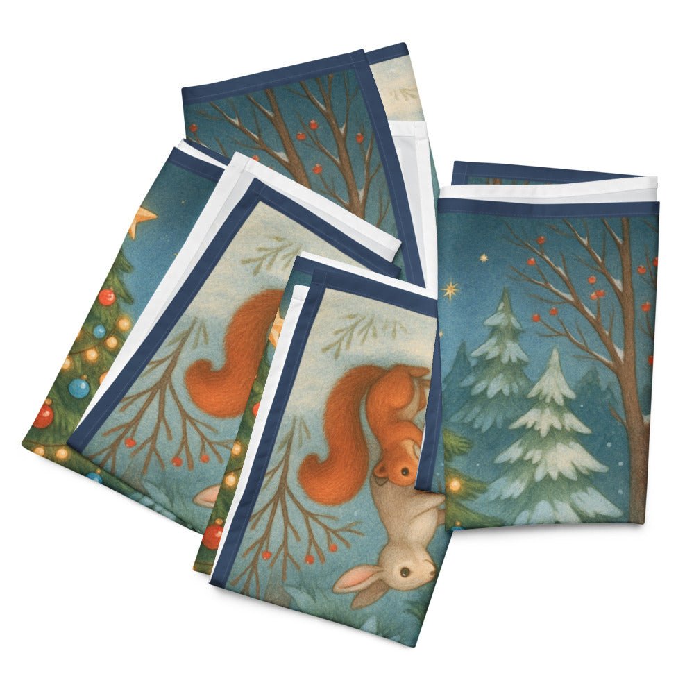Cloth napkin set | Magical Forest Cartoon - Elora Moda