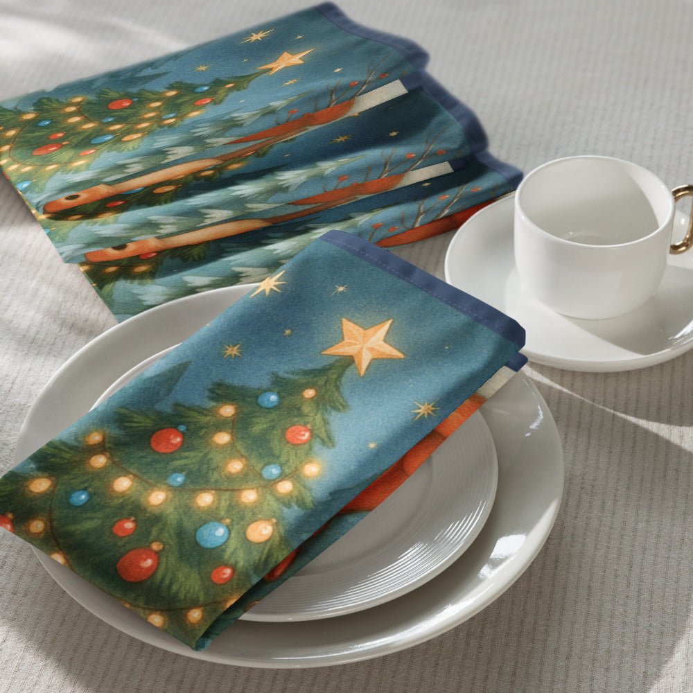 Cloth napkin set | Magical Forest Cartoon - Elora Moda