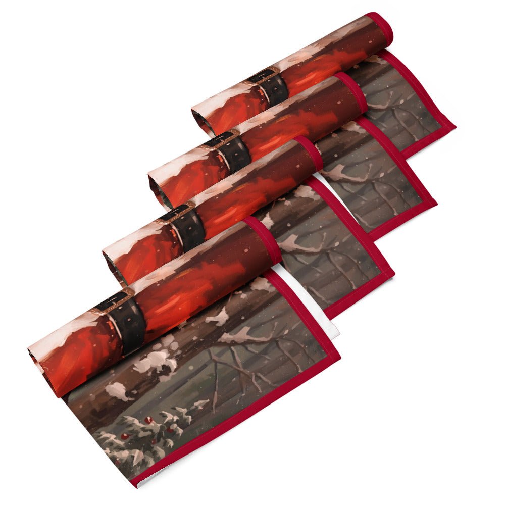 Cloth napkin set | Santa Claus - Elora Moda