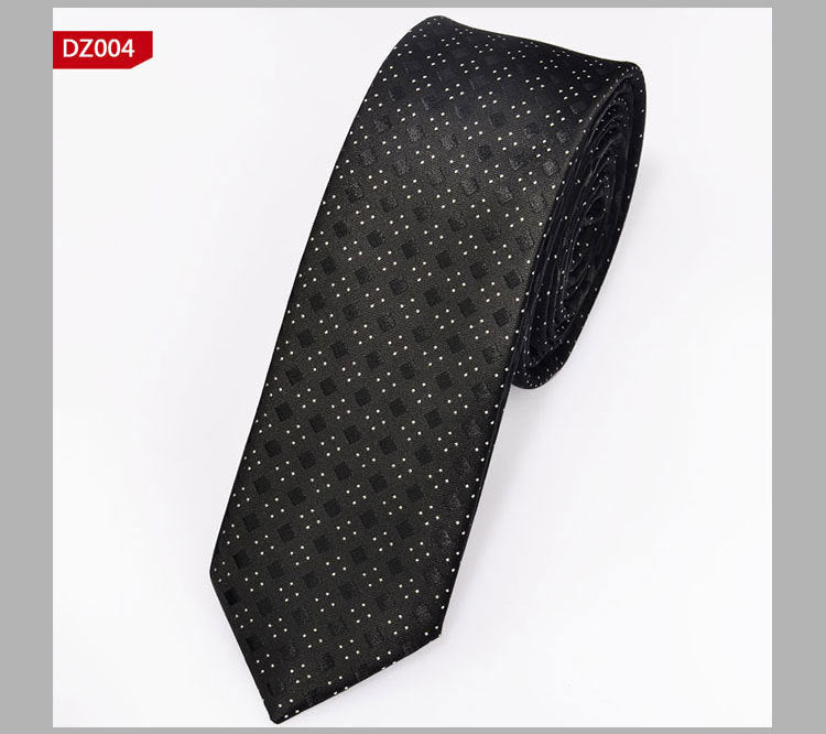 British Style Polyester Yarn Dyed Male 5cm Narrow Tie - Elora Moda