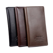 Men's Leather Multi - card Bi - fold Fashion Wallet - Elora Moda