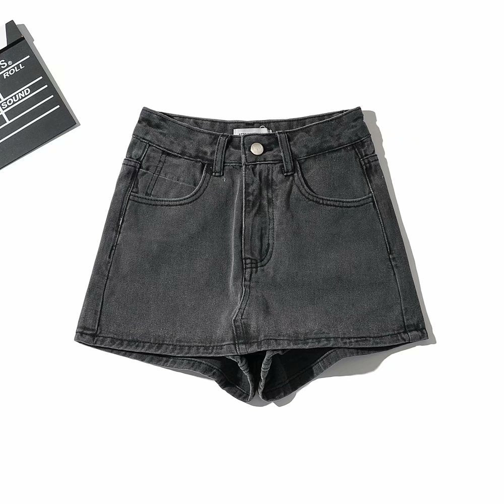 Sheath Ultra Short Denim Skirted Leggings Anti-exposure Underpants Denim European And American