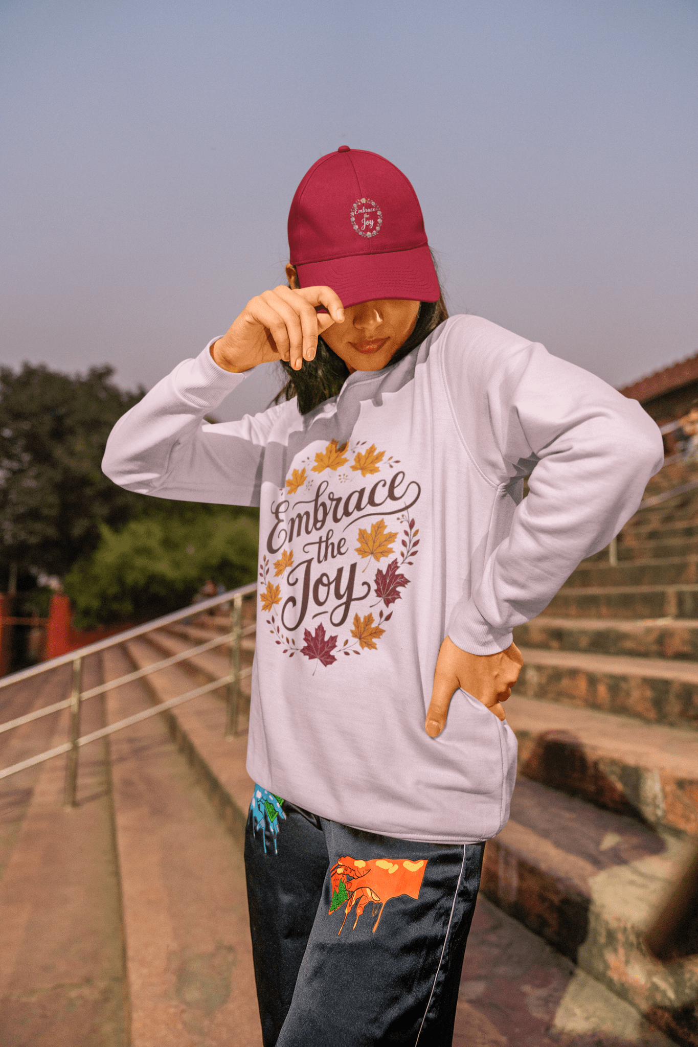 Unisex Sweatshirt | Embrace the Joy - Elora Moda