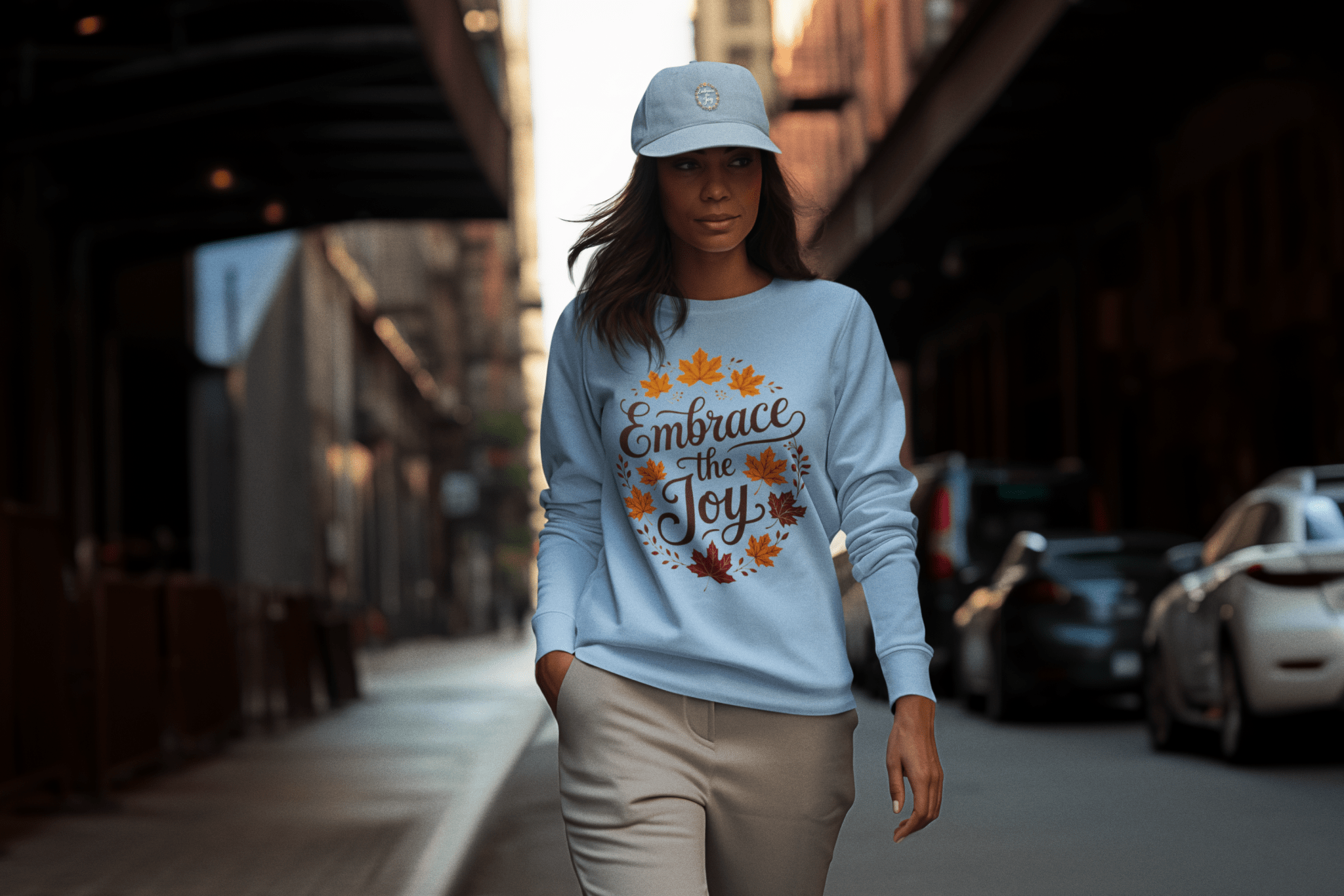 Unisex Sweatshirt | Embrace the Joy - Elora Moda