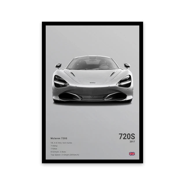 Car Wall Art Canvas - Elora Moda