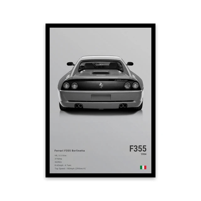 Car Wall Art Canvas - Elora Moda