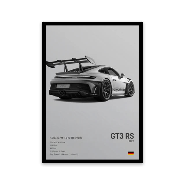 Car Wall Art Canvas - Elora Moda